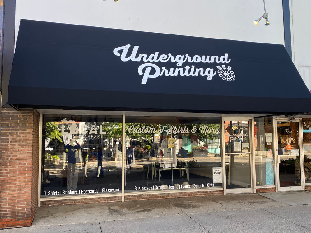 Underground Printing Store Front